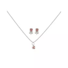 July Birthstone Necklace and Earring Set at Spencer's