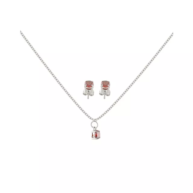 July Birthstone Necklace and Earring Set at Spencer's