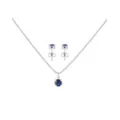 September Birthstone Necklace and Earring Set at Spencer's