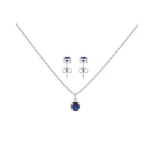 September Birthstone Necklace and Earring Set at Spencer's