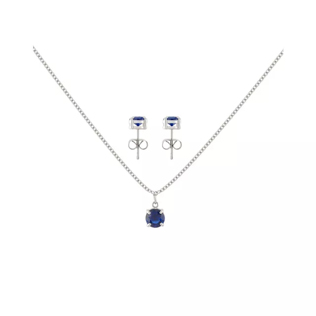 September Birthstone Necklace and Earring Set at Spencer's