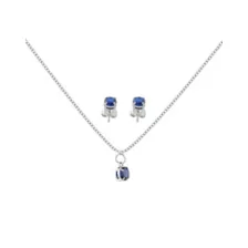 September Birthstone Necklace and Earring Set at Spencer's