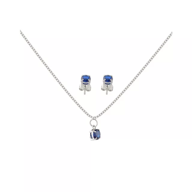 September Birthstone Necklace and Earring Set at Spencer's
