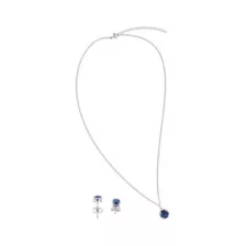 September Birthstone Necklace and Earring Set at Spencer's