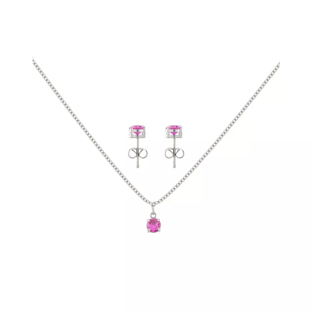 October Birthstone Necklace and Earring Set at Spencer's