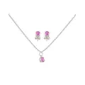 October Birthstone Necklace and Earring Set at Spencer's