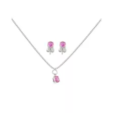 October Birthstone Necklace and Earring Set at Spencer's