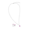 October Birthstone Necklace and Earring Set at Spencer's