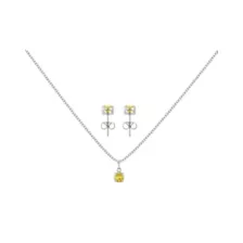 November Birthstone Necklace and Earring Set at Spencer's