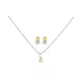 November Birthstone Necklace and Earring Set at Spencer's
