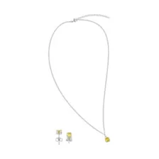 November Birthstone Necklace and Earring Set at Spencer's