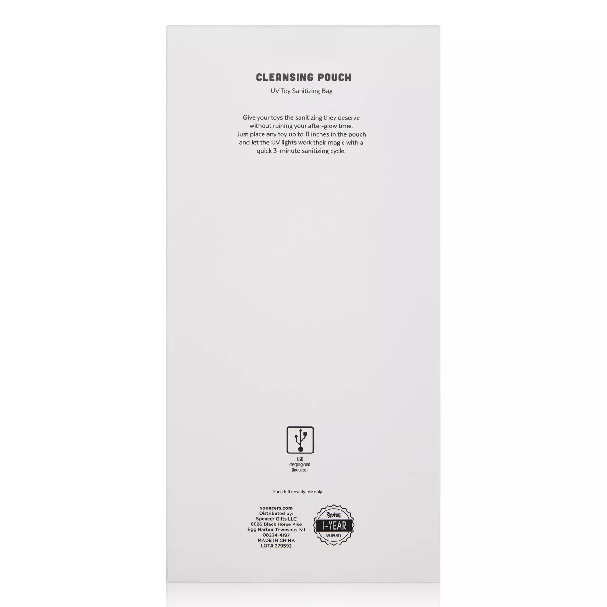 UV Light Sanitizing Bag at Spencer's