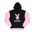 Black and Pink Playboy Bunny Hoodie at Spencer's