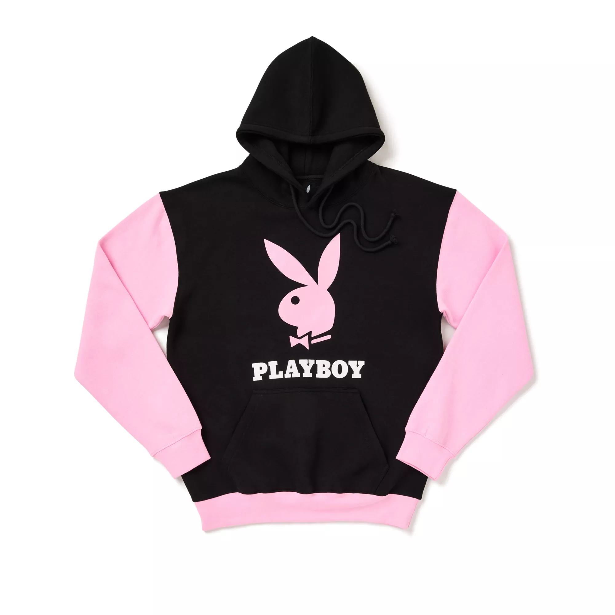 Black and Pink Playboy Bunny Hoodie