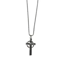 Ring Cross Necklace at Spencer's