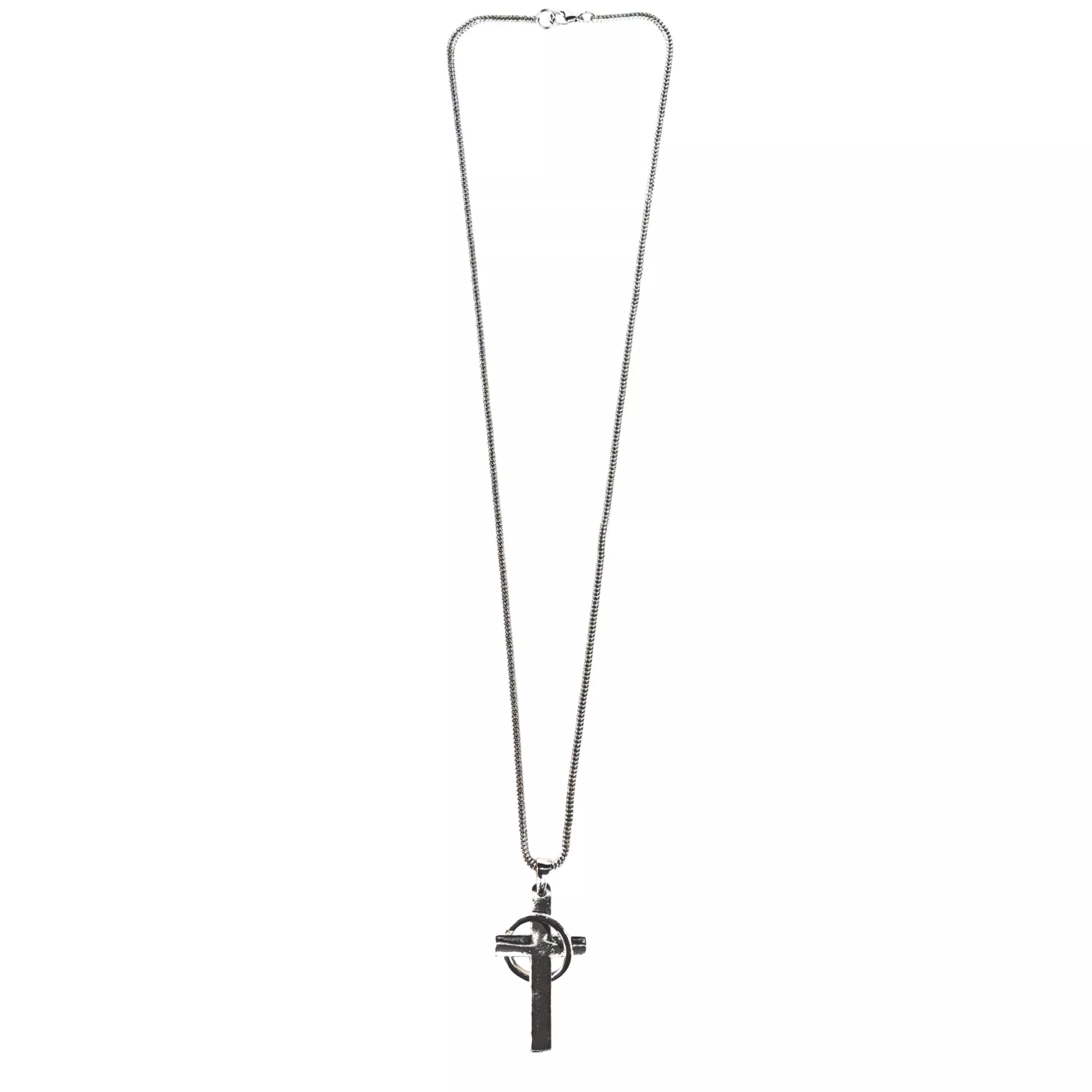 Ring Cross Necklace