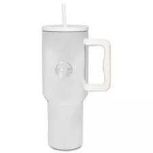 Silver Travel Tumbler with Straw - 40 oz. at Spencer's