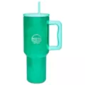 Mint Stainless Steel Travel Tumbler with Straw - 40 oz. at Spencer's