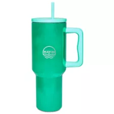 Mint Stainless Steel Travel Tumbler with Straw - 40 oz. at Spencer's