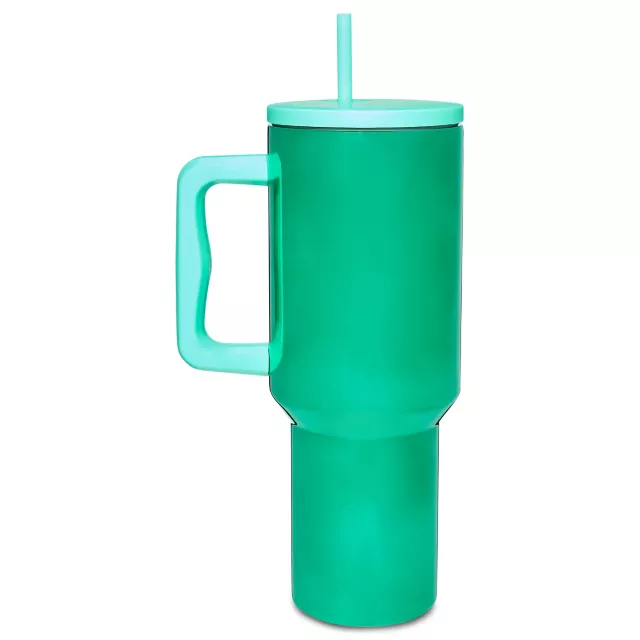 Mint Stainless Steel Travel Tumbler with Straw - 40 oz. at Spencer's