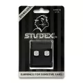 Studex Silvertone CZ Sterilized Stud Earrings - 6mm at Spencer's