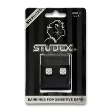 Studex Silvertone CZ Sterilized Stud Earrings - 6mm at Spencer's
