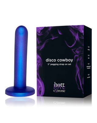 Disco Cowboy 5 Inch Dildo Pegging Strap-On Set - Hott Love Extreme
