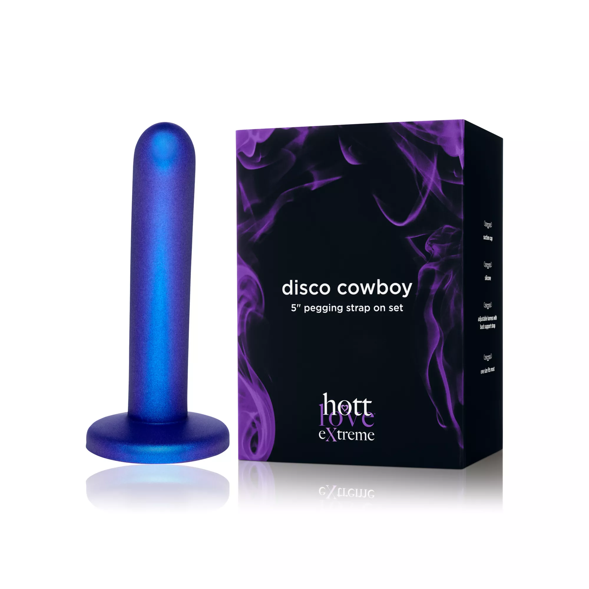 Disco Cowboy 5 Inch Dildo Pegging Strap-On Set - Hott Love Extreme at Spencer's