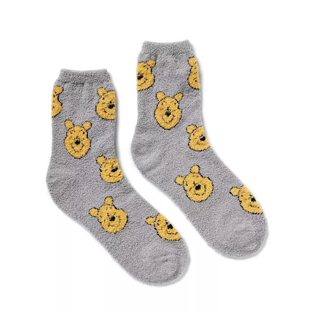 Multi-Pack Winnie the Pooh Fuzzy Crew Socks - 2 Pair at Spencer's