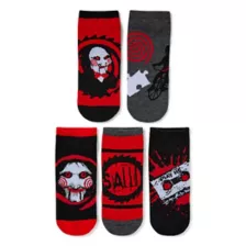 Multi-Pack Saw Ankle Socks - 5 Pair at Spencer's