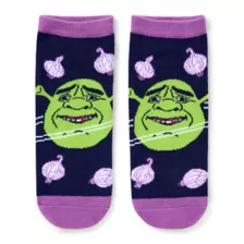 Multi-Pack Shrek Statement No Show Socks - 5 Pack at Spencer's
