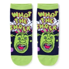 Multi-Pack Shrek Statement No Show Socks - 5 Pack at Spencer's
