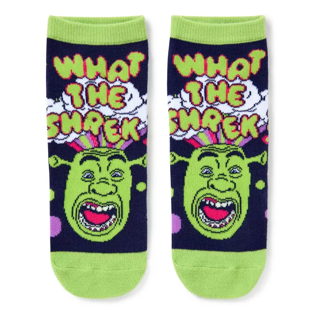 Multi-Pack Shrek Statement No Show Socks - 5 Pack at Spencer's