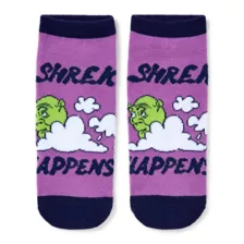 Multi-Pack Shrek Statement No Show Socks - 5 Pack at Spencer's