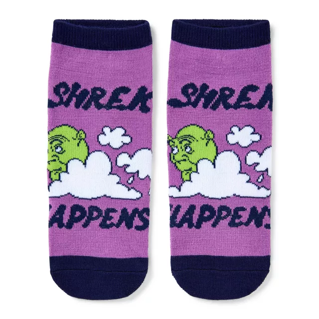 Multi-Pack Shrek Statement No Show Socks - 5 Pack at Spencer's