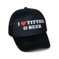 I Heart Titties & Beer Trucker Hat - Danny Duncan at Spencer's