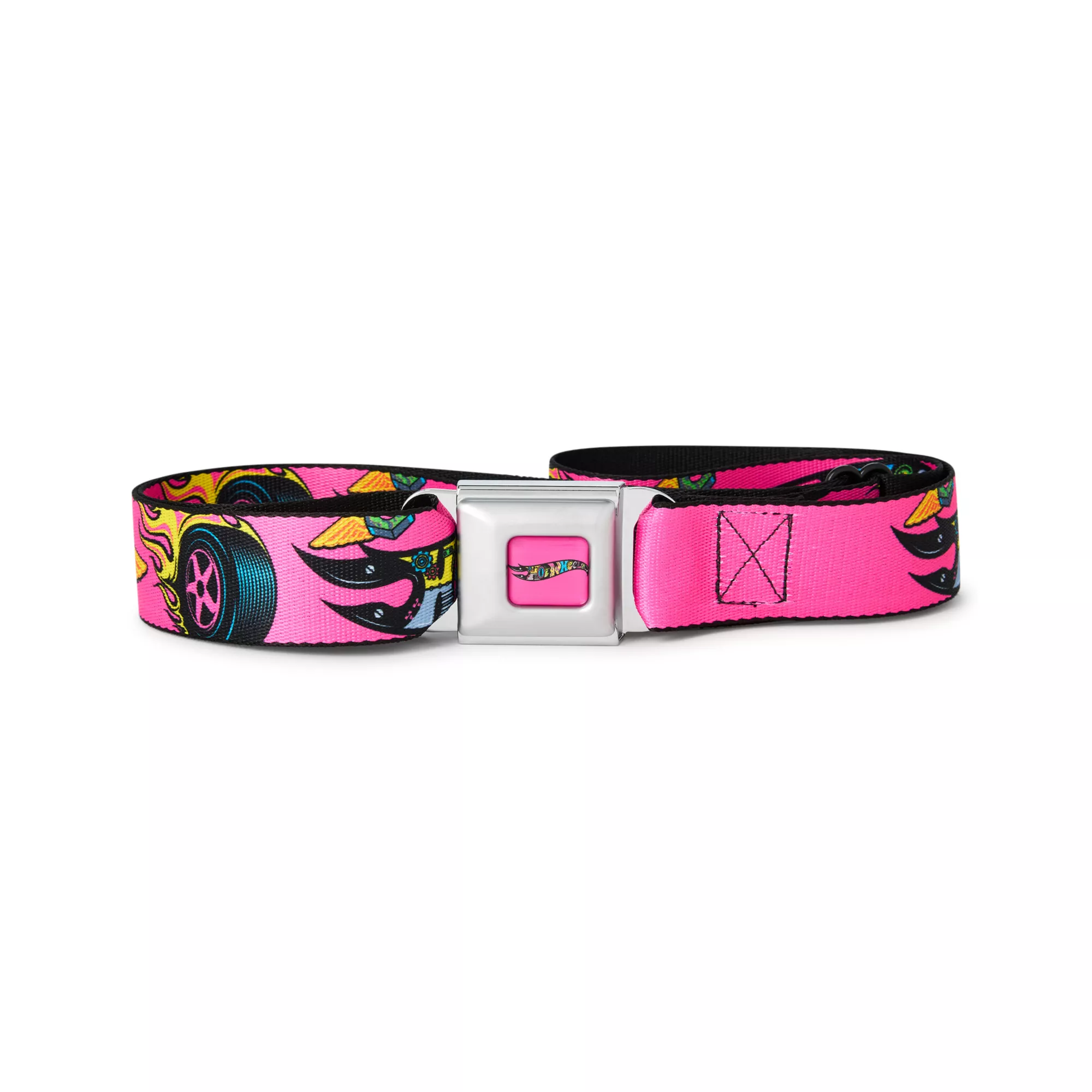 Buckle-Down Pink Hot Wheels Seatbelt Belt at Spencer's