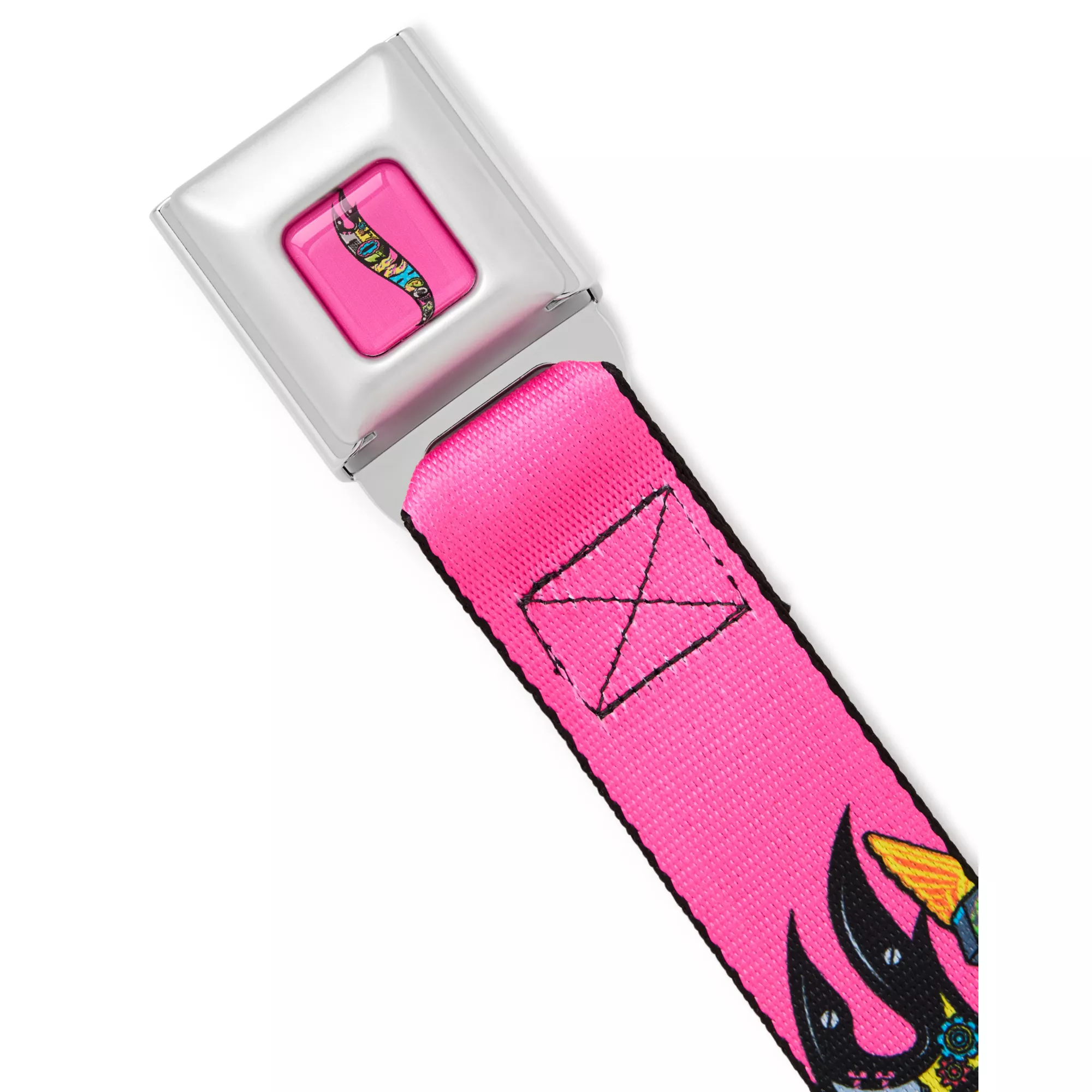 Buckle-Down Pink Hot Wheels Seatbelt Belt at Spencer's
