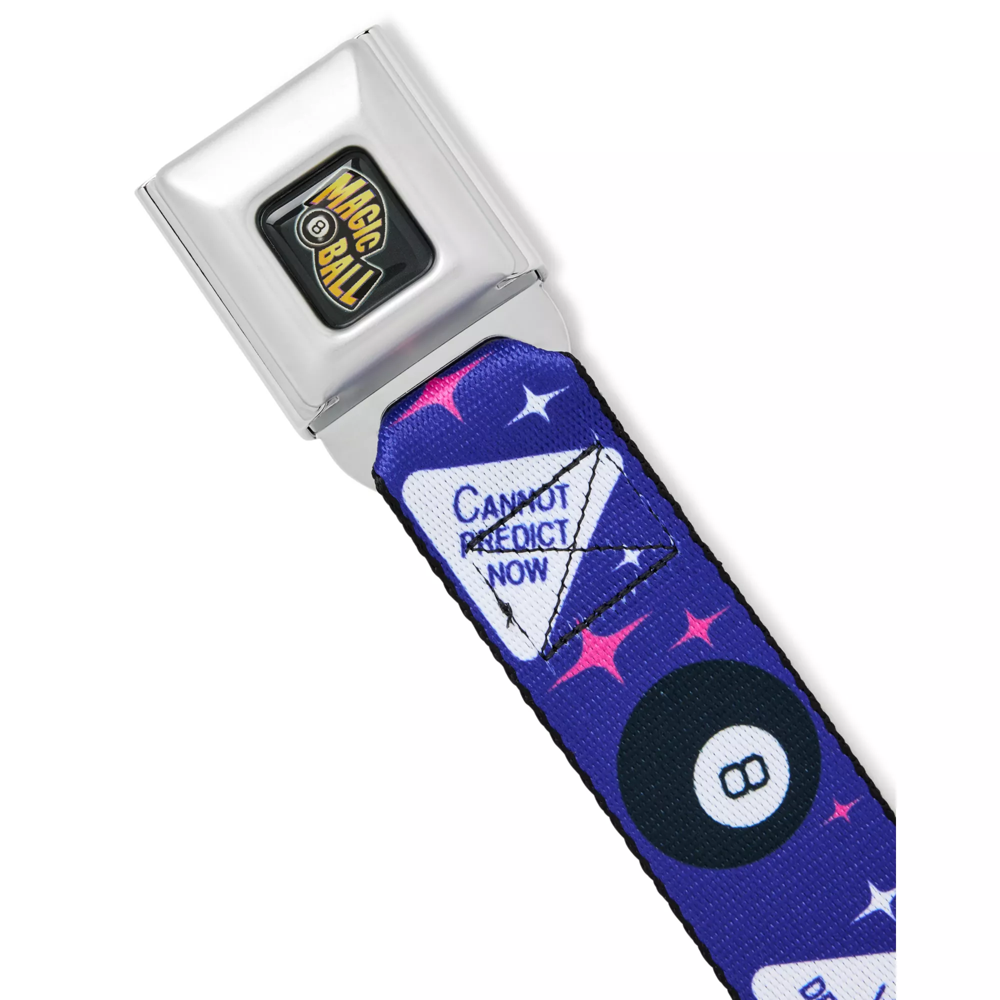 Buckle-Down Magic 8 Ball Answers Seatbelt Belt at Spencer's