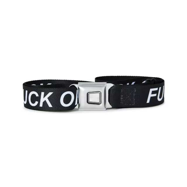 Buckle-Down Fuck Off Seatbelt Belt at Spencer's