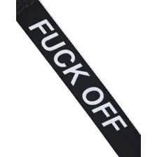 Buckle-Down Fuck Off Seatbelt Belt at Spencer's