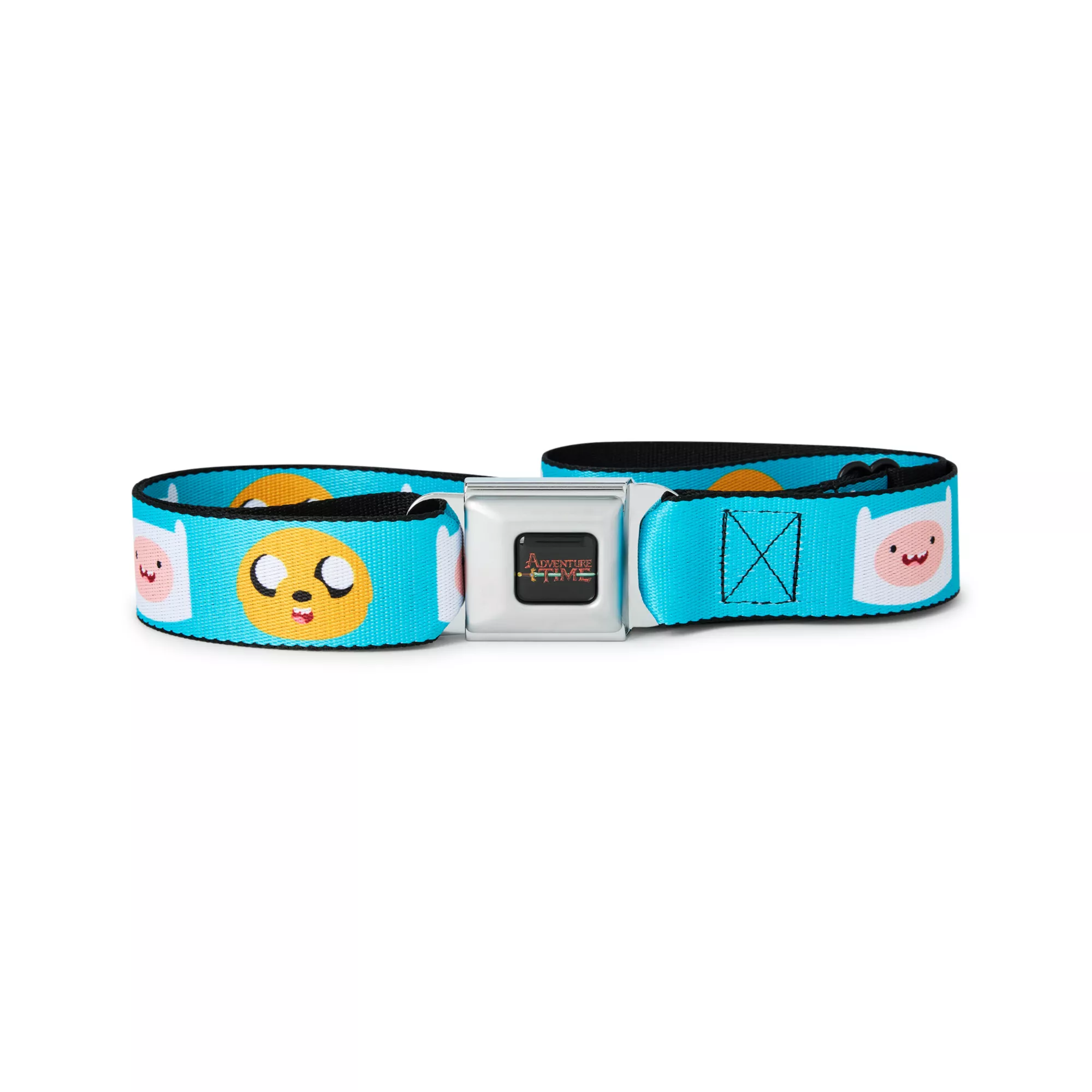 Buckle-Down Finn and Jake Faces Seatbelt Belt - Adventure Time at Spencer's