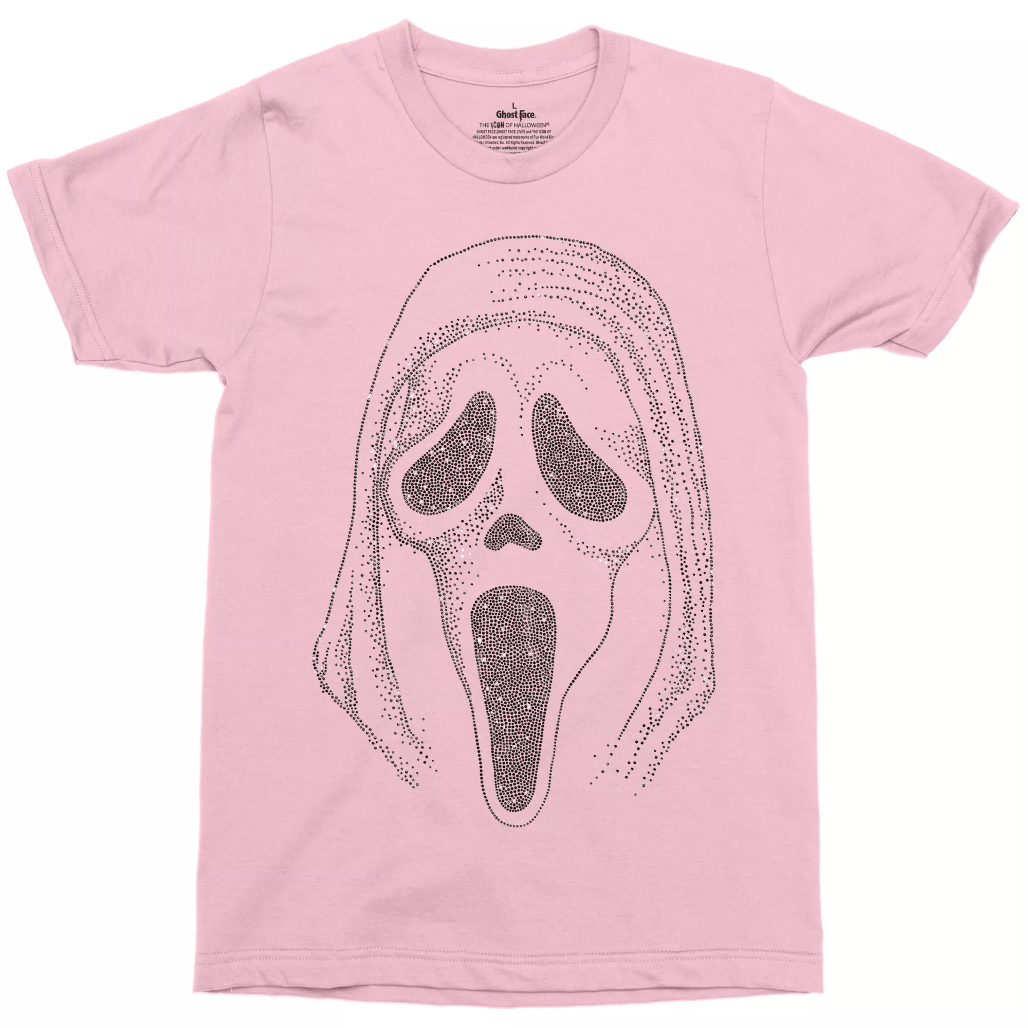 Ghostface Pink Rhinestone T Shirt