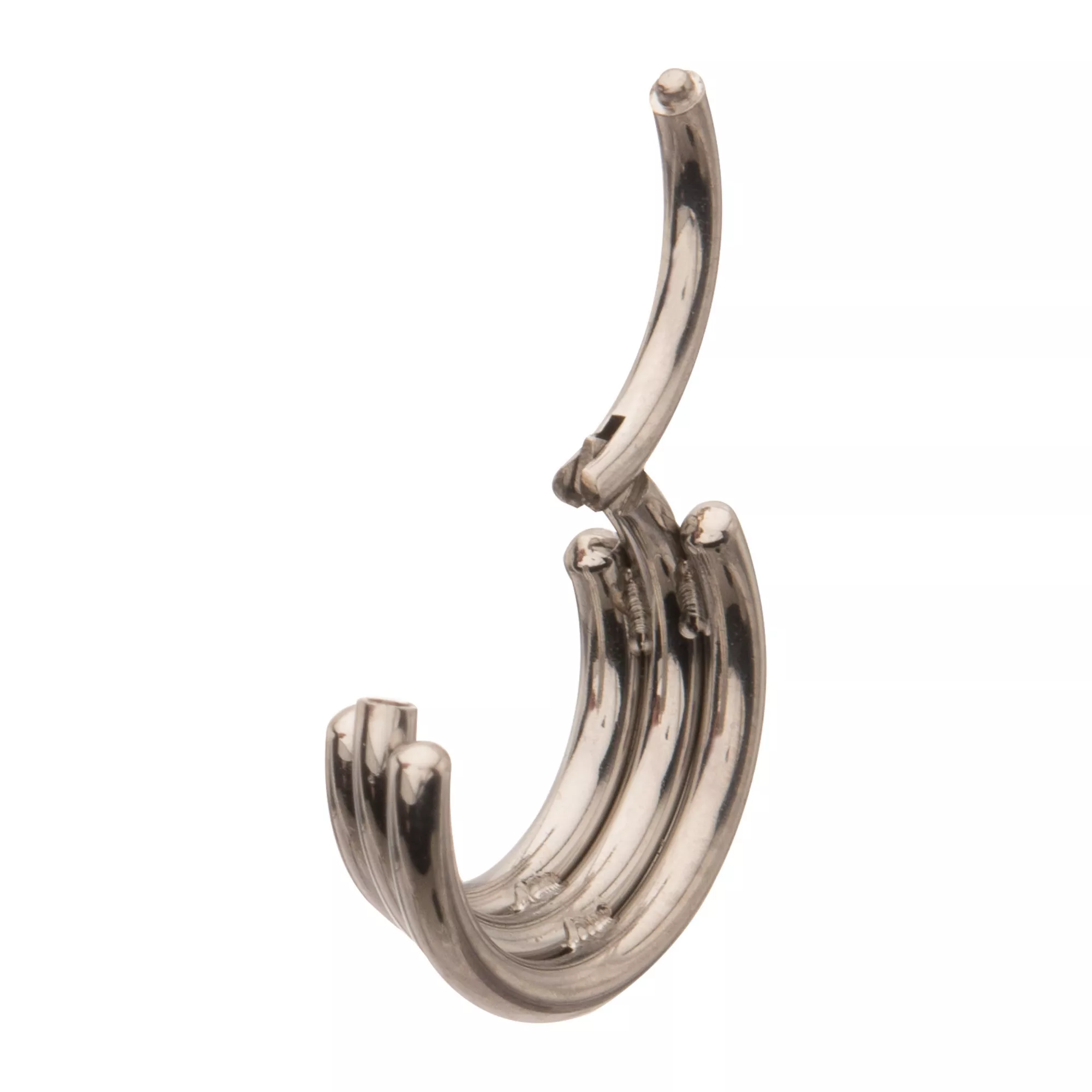 ASTM F-136 Titanium Stacked Hoop Septum Ring - 16 Gauge at Spencer's