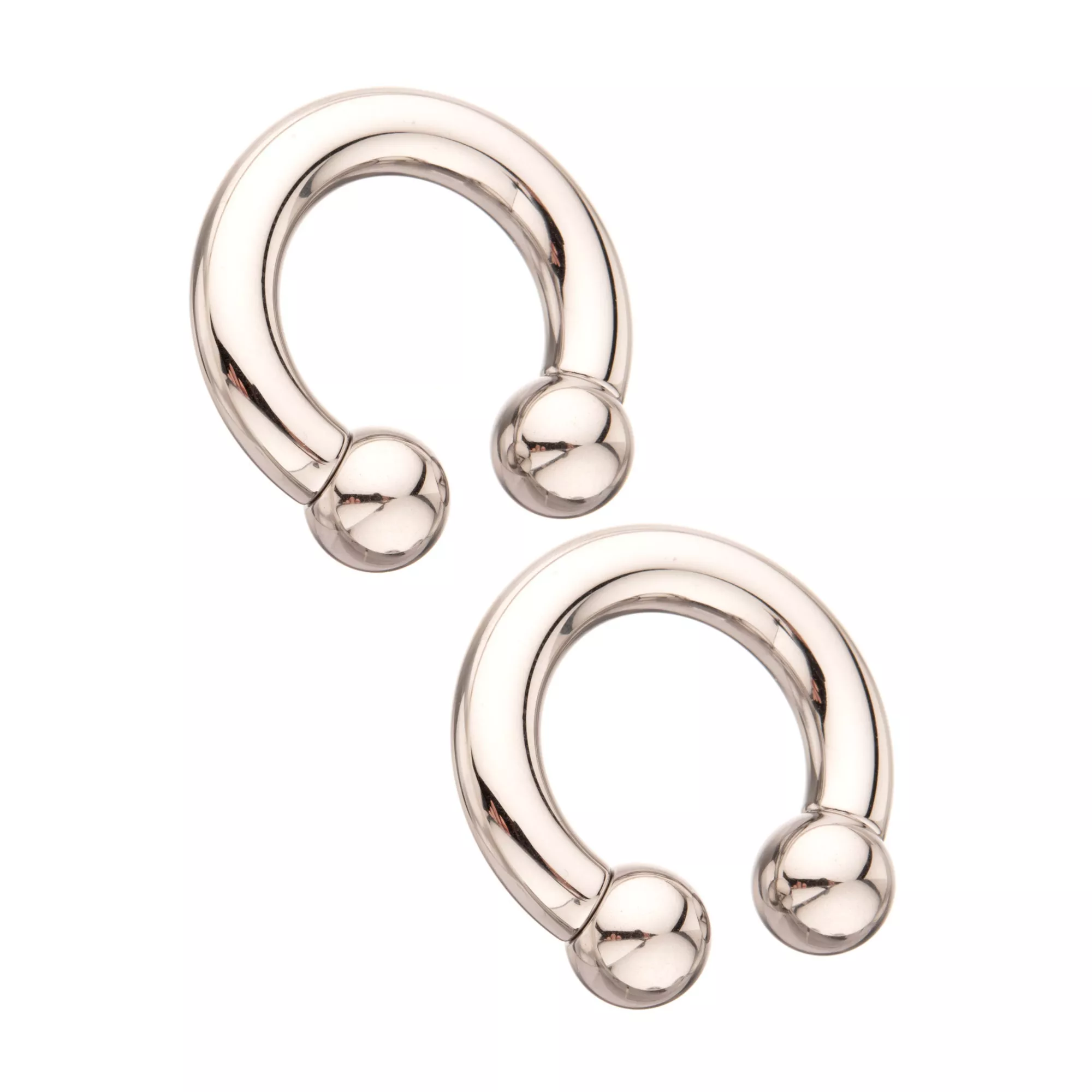 Silver-Plated Horseshoe Rings at Spencer's