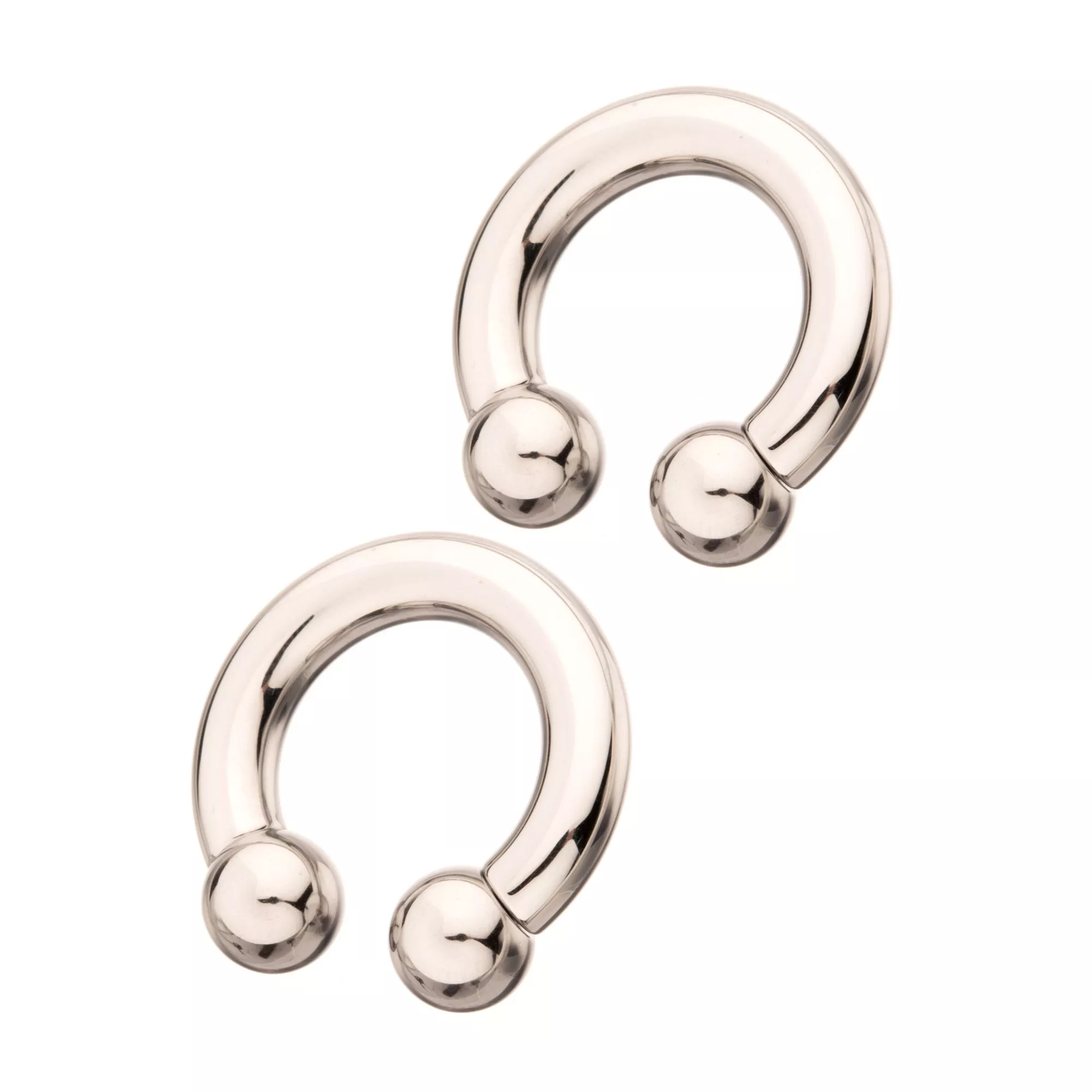 Silver-Plated Horseshoe Rings at Spencer's