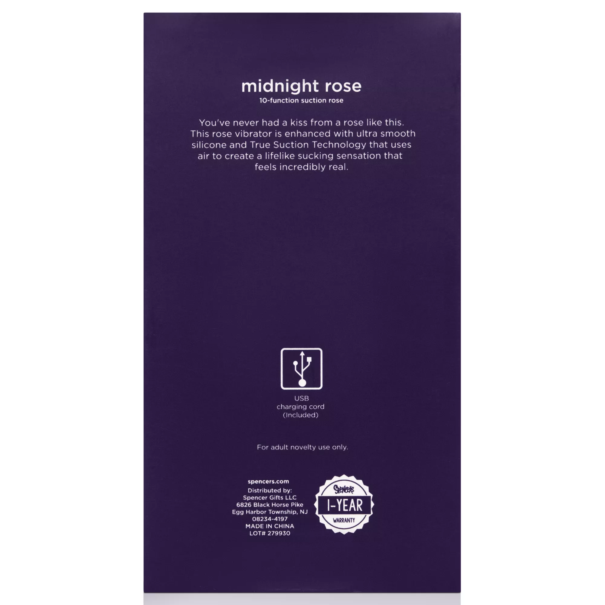 Midnight Rose Clitoral Suction Vibrator - Hott Love at Spencer's