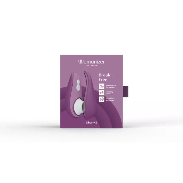 Womanizer Purple Liberty 2 Vibrator at Spencer's