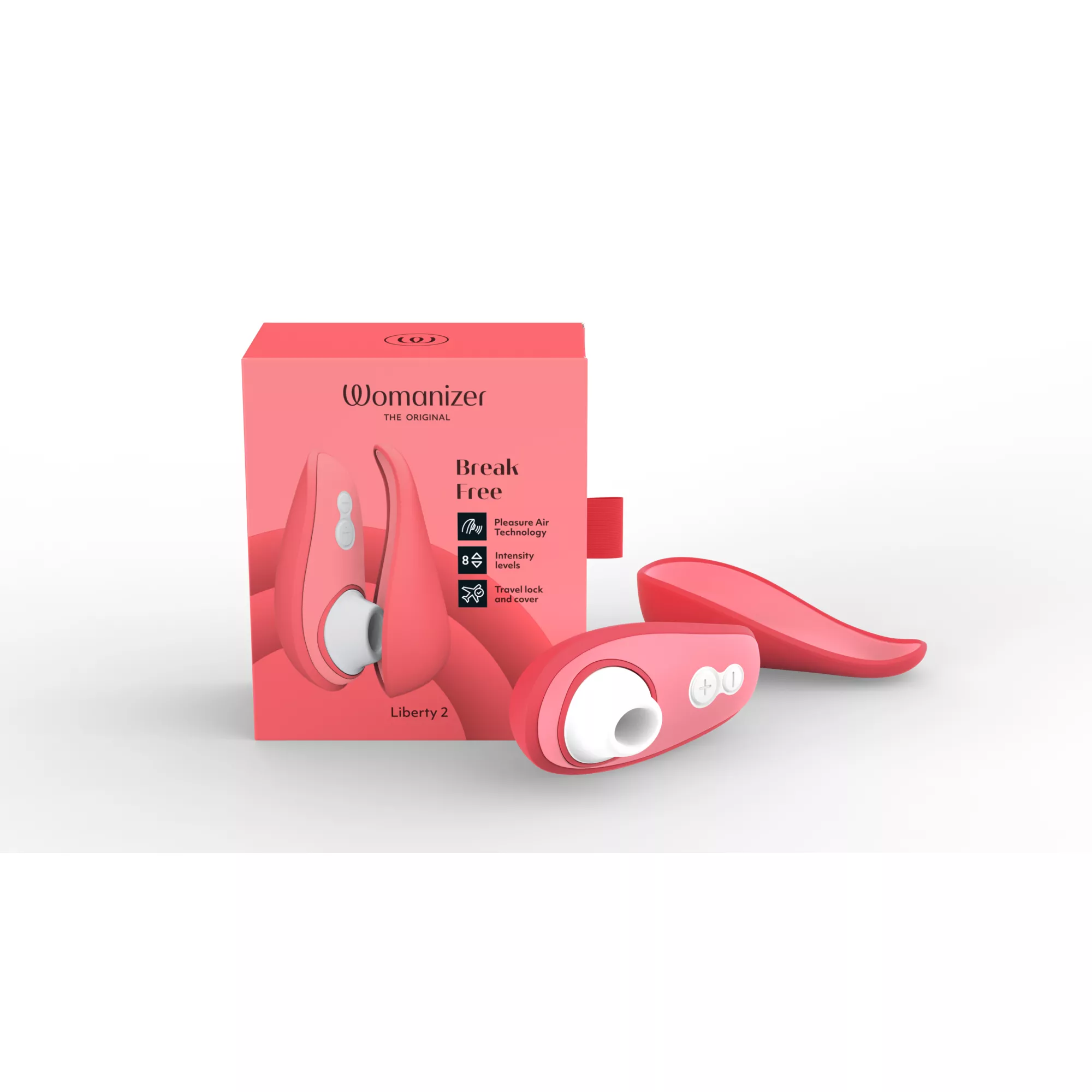 Womanizer Vibrant Rose Liberty 2 Vibrator at Spencer's