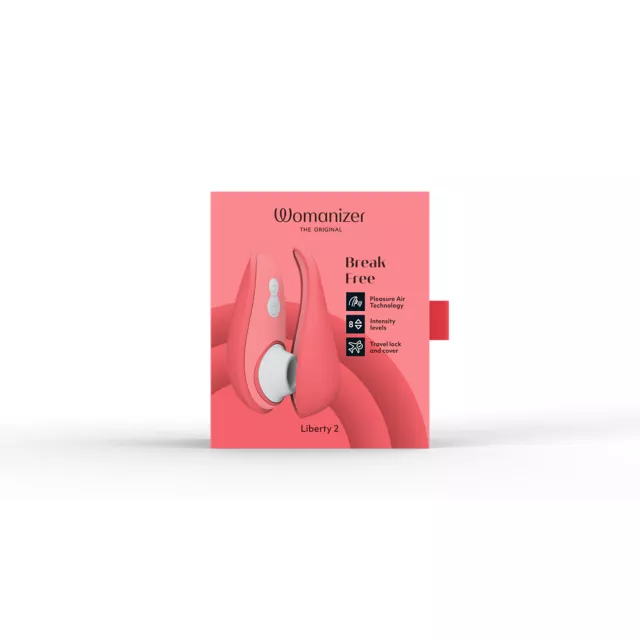 Womanizer Vibrant Rose Liberty 2 Vibrator at Spencer's